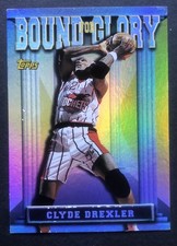 Clyde Drexler 1997-98 Topps Basketball Bound For Glory Card #BG-13 Rockets NBA