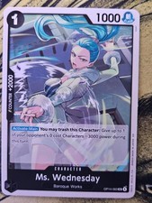 Ms. Wednesday OP14-083 Uncommon The Azure Sea's Seven One Piece Near Mint