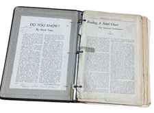 Astrology Archive, Portland / Astrologer's Scrapbook with Notes and Articles