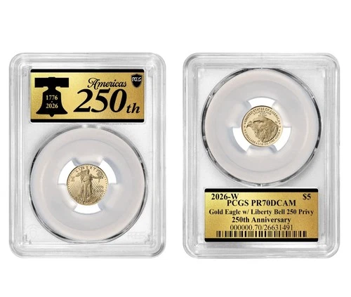 2026 W Gold American Eagle One-Tenth Ounce PCGS PR70DCAM W/OGP #948