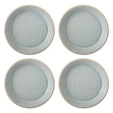 Casa Alegre Gemstone Moonstone Deep Plate, Set of 4
