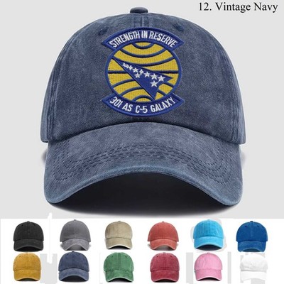 Customized Embroidered Hat 310 Airlift Squadron C-5 Galaxy On Velkro, Gift Idea