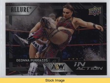 2024 Upper Deck Allure AEW In Action Black Rainbow Deonna Purrazzo READ 0kv2