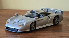 UT Models 1:18 Porsche 911 GT1 1997 Street Version in Artic Silver - boxed