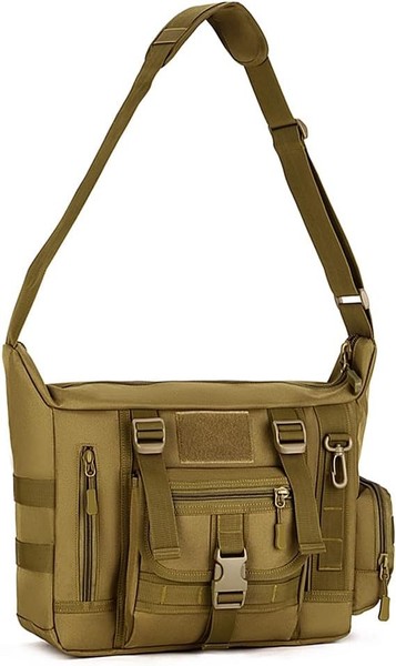 Huntvp Taktisch Schultertasche MilitäR Crossbody Bag Sling Tasche-image