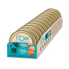 98% 12 x 85g, Chicken & Salmon ? Wet Cat Food, Chunky Pate,