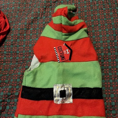 Christmas Elf Dog Costume. Sz. Small. New w/ Tag.