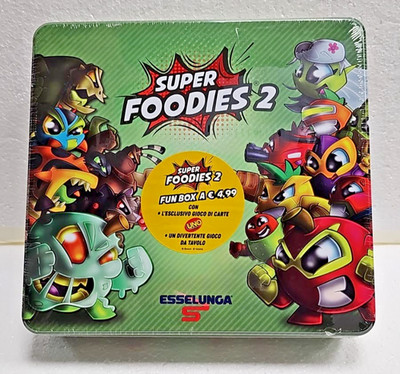 ESSELUNGA COMPLETE SET SUPER FOODIES 2 WITH SEALED BOX 2020 (VG10)