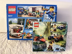 LEGO City Bundle: Van & Caravan (60117) and Jungle Explore ATV Sets (60424)