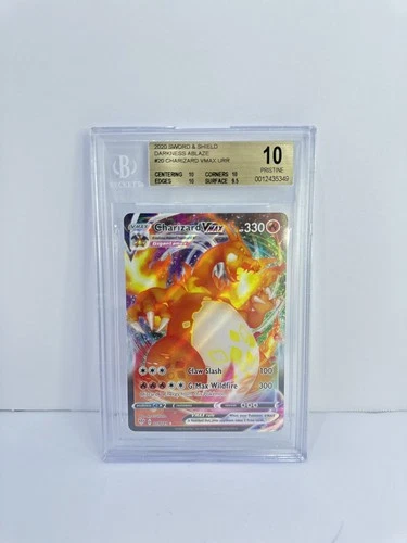 2020 Pokémon Charizard VMAX #20 Darkness Ablaze BGS 10 Pristine Gold Label 🔥