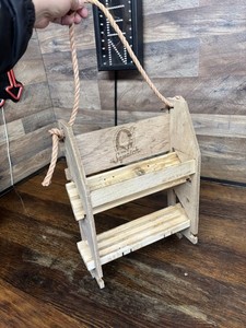 Dr Squatch Shower Caddy Natural Wood, HARD TO FIND