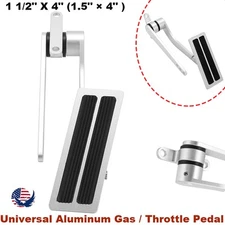 Universal Aluminum Gas / Throttle Pedal Assembly For Hot Rod Car Truck 1.5" × 4"