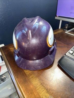 NFL Minnesota Vikings Hard Hat Helmet MSA V Gard Medium
