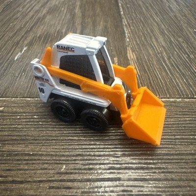 Matchbox Diecast 2010 Construction Series #39 Skidster White RANEC Equip Bobcat