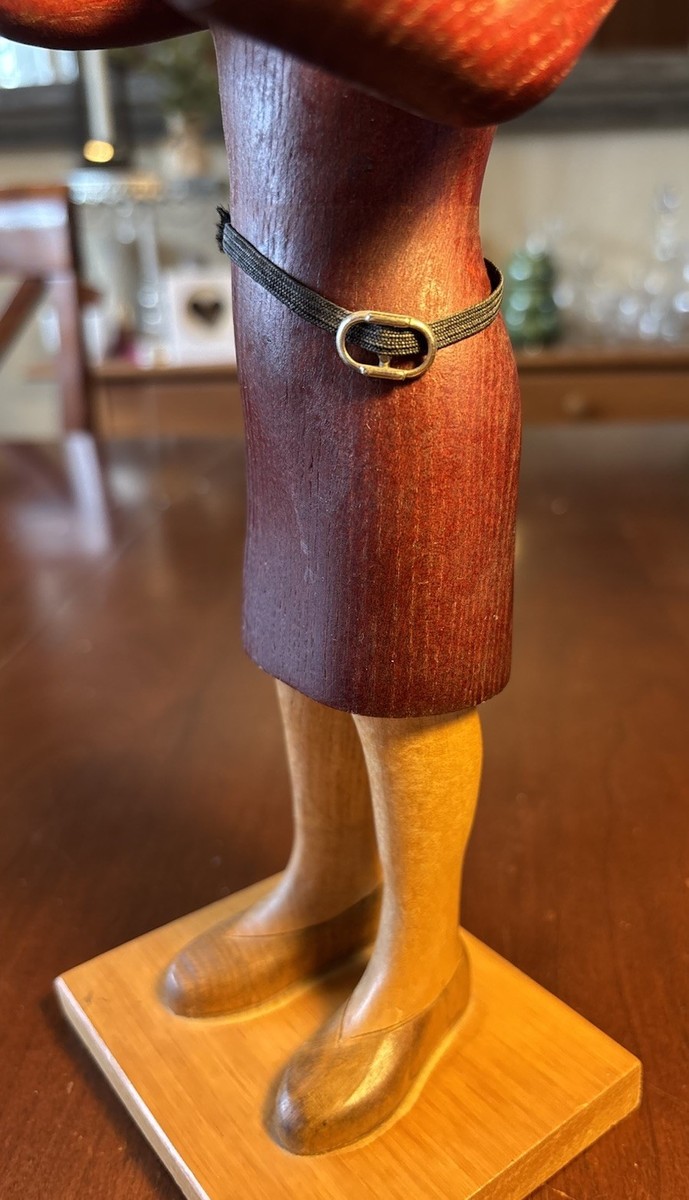 Romer of Italy Carved Wood Teacher Figurine | eBay