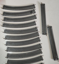 RIVAROSSI LOTTO 12 BINARI CURVI E 2 RETTI - SCALA H0