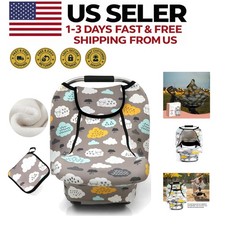 Stylish Breathable Car Seat Cover for Babies - Perfect Canopy for Travel