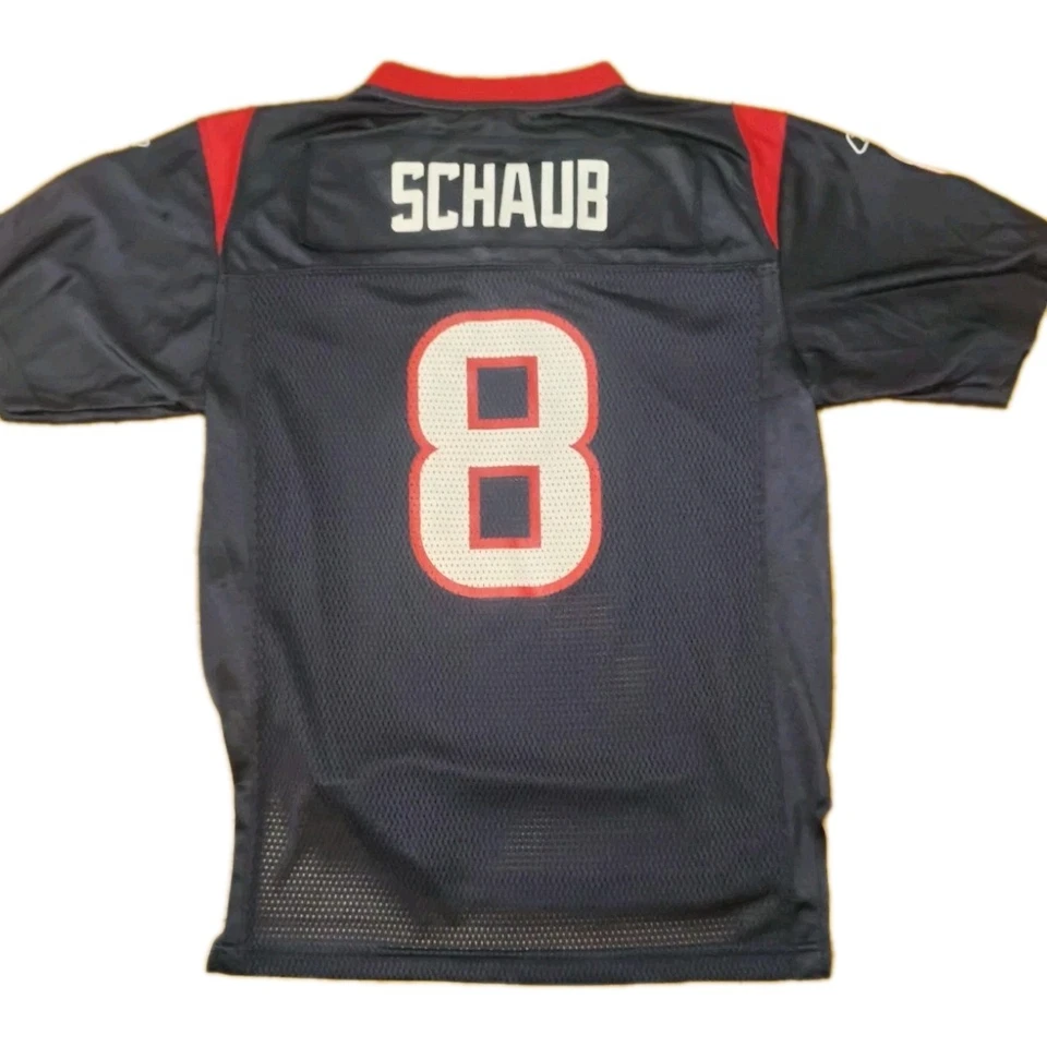 Camiseta deportiva juvenil Reebok Matt Schaub #8 Houston Texans NFL talla L (14-16) Foto 2 de 4