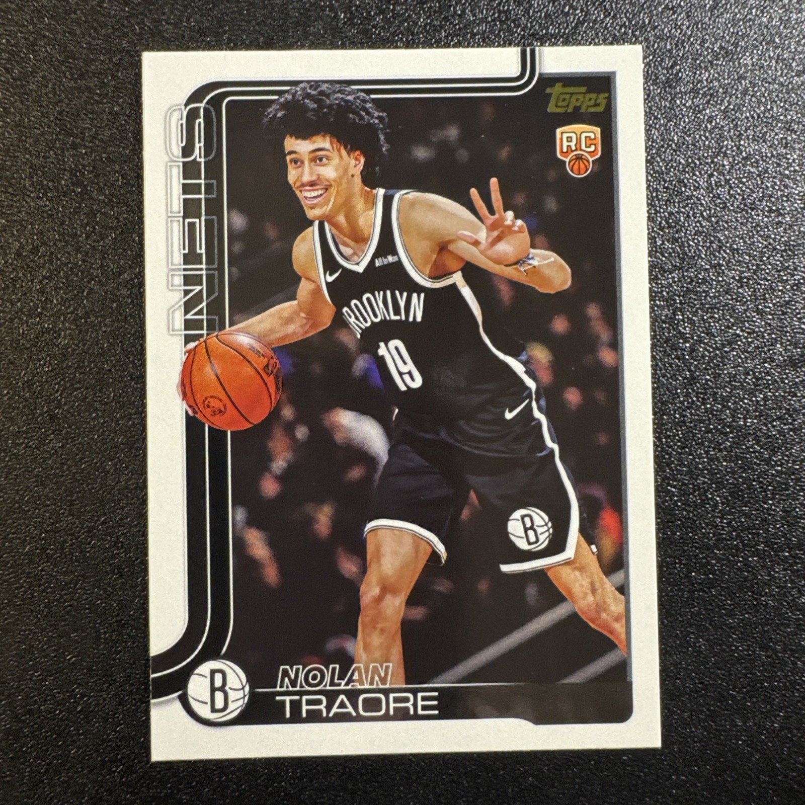 2025-26 Topps Nolan Traore Rookie Golden Mirror Image Variation SSP Nets RC #219