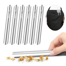 6PCS Restaurant Crumb Sweepers Table Crumb Sweepers Stainless Steel Table Cru...