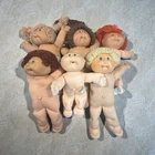 Lot 6 Vintage Cabbage Patch Kids Dolls Nude Variety Mixed 80s See Pics Collect