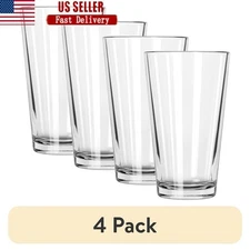 16oz Clear Pint Glass Durable Drinking Glass Beer Tea Water Everyday Use