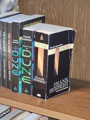 Lot Of 3 Dune Books Lot Frank Herbert Heretics God Emperor 