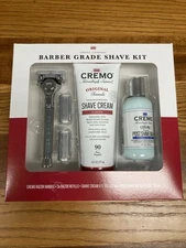 Cremo Barber Grade Shave Kit Gift Bundle Razor Cream After Shave