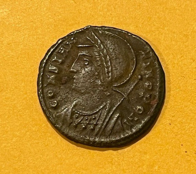 Ancient Roman Coin_ CONSTANTINOPOLIS_ Commemorative_  Æ 3/4, 330-346 Cyzicus