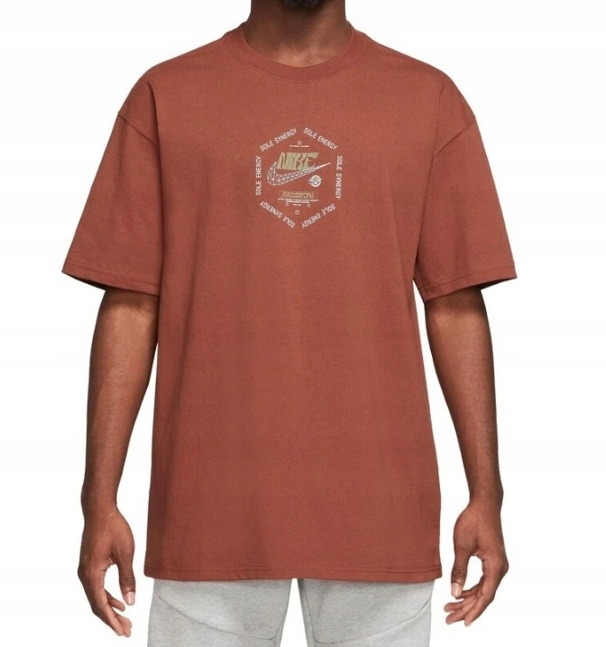 HF0469-832 T-shirt homme Nike SPORTSWEAR « Sole Energy Tee » orange coton - Photo 1/1