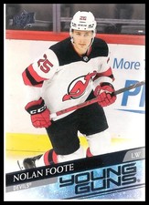 Nolan Foote 2020-21 Upper Deck Young Guns Rookie Card!!. rookie card picture