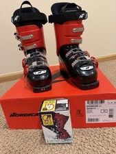 Nordica Speedmachine J4 Junior Ski Boots Size 24.5 With Cat Tracks Nordica Speedmachine J4 Junior Ski Boots Size 24.5 With Cat Tracks - Image 1