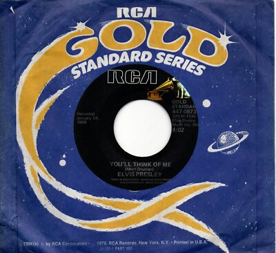 Elvis Presley:Suspicious minds/You'll think of me:US RCA:Re-Issue