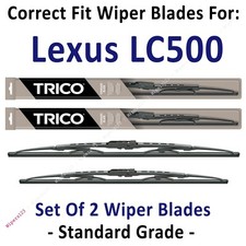 Wiper Blades 2-Pack Standard Wipers - fit 2019+ Lexus LC500 - 30260/180