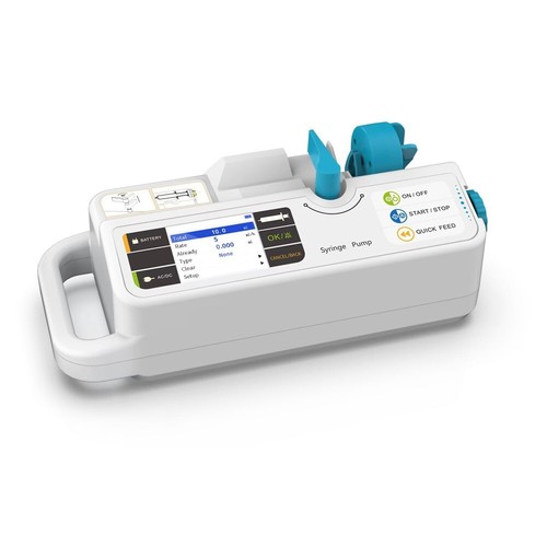 CONTEC Syringe Pump KVO Injection equipment rechargeable IV Standard Alarm - Picture 3 of 10