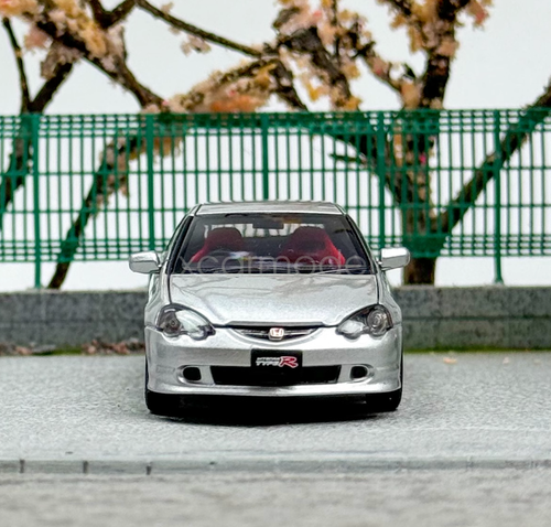 LCD 1:64 Silber Integra DC5 Typ R Sportmodell Druckguss Metall Auto - Bild 6 von 11