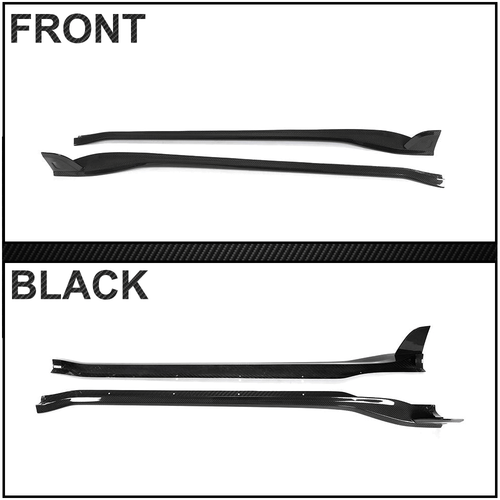 For Porsche 911 992 Turbo S 2019-23 Dry Carbon Side Skirt Extension Lip Spoiler - Bild 11 von 15