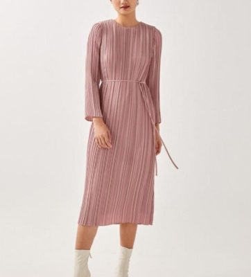 sage green bodycon midi dress Amelia Sage Green Ruched Midi Dress with Mock Neck