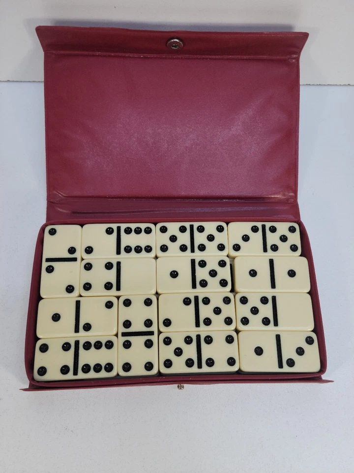 Vintage Domino by Cardinal Double Six Jumbo Dominoes - Image 3 of 4