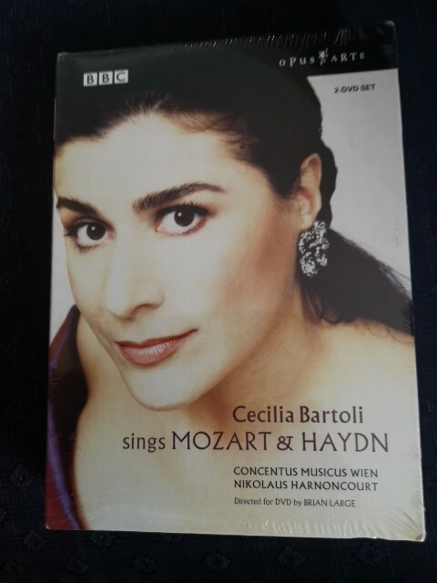 Cecilia Bartoli Sings Mozart and Haydn DVD 2 Disc Set Opus Arte NEW Sealed