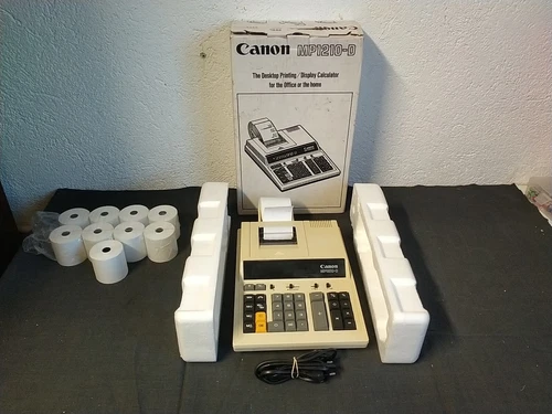 CANON - Vintage MACHINE A Calculer CANON MP1210-D - CALCULATRICE En Boîte Rare 