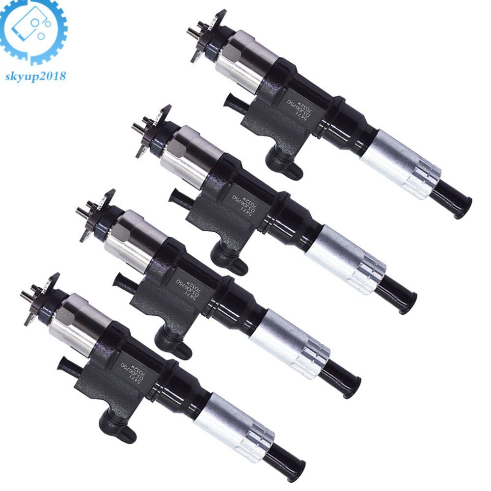 For Isuzu NPR NPR-HD Diesel 2005-2007 5.2L 4HK1 4Pcs Fuel