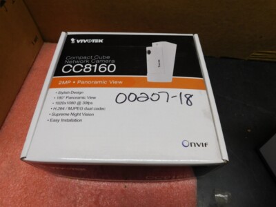 VIVOTEK CC8160 2MP Panoramic View Compact Cube Network IP Camera // Open Box