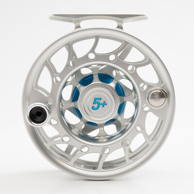 リール Hatch Iconic 7 Plus Clear/Blue Mid HATCH】ICONIC 7 PLUS REEL MA - CLEAR/BLUE