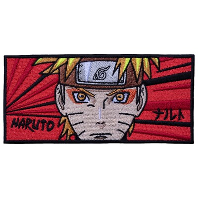 Großer gestickter Naruto Anime Patch für Jacken, Rucksäcke und mehr - 15x7 cm