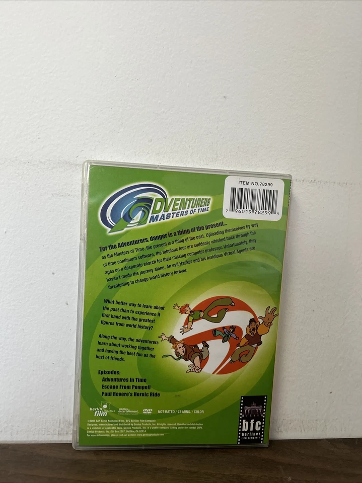 Adventurers Masters Of Time (2005) DVD Factory Sealed - Image 2 of 3
