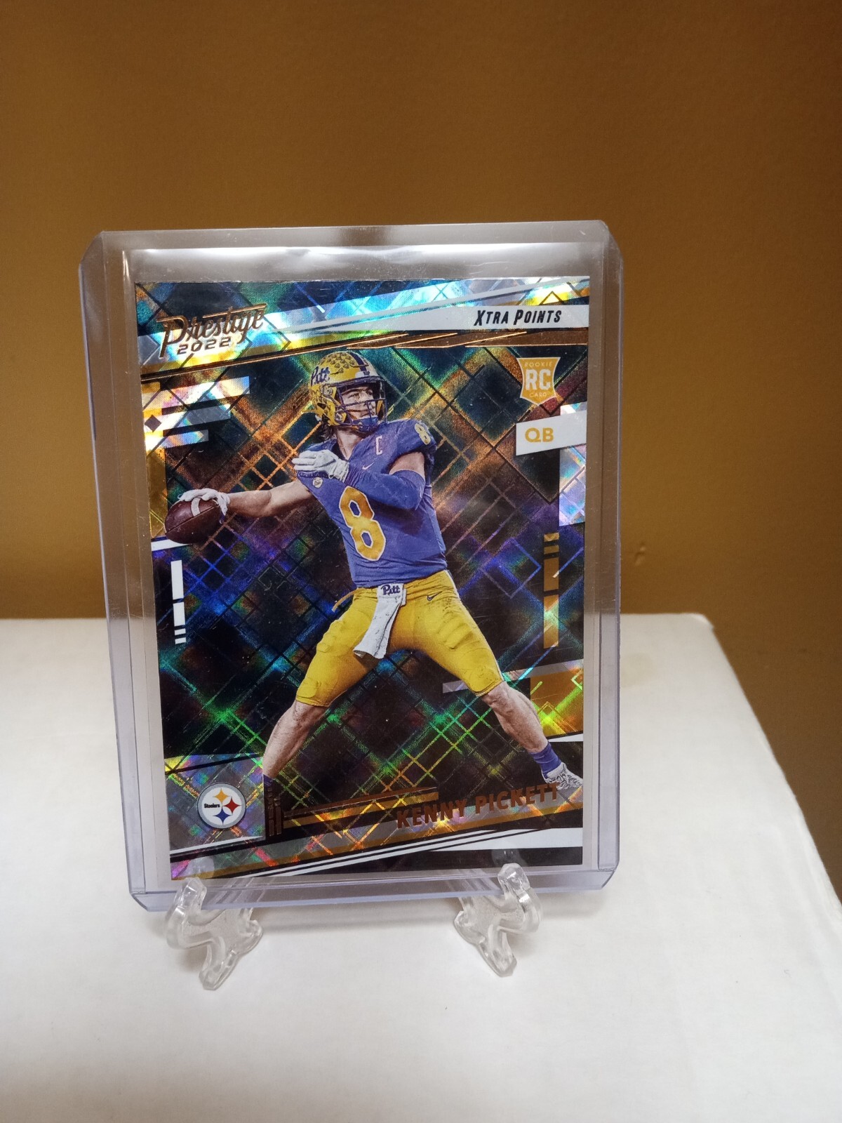 Kenny Pickett Rookie RC 2022 Prestige Football Xtra points Diamond Parallel #301