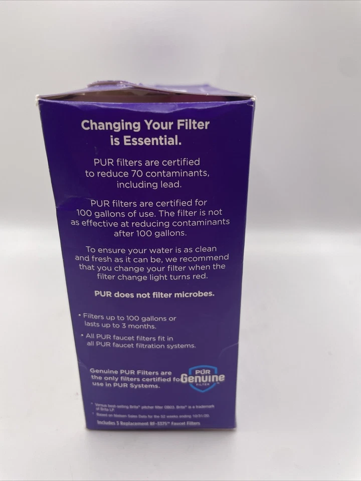 New PUR Faucet Mount Certified to Filter Lead - 3 Pack  Sealed (Box Sealed) - Image 4 of 4