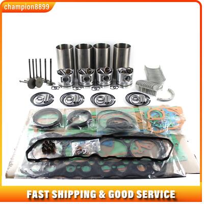 4JK1 Engine Overhaul Rebuild Kit For Isuzu 4JK1T Pistons Liners Bearing Sets