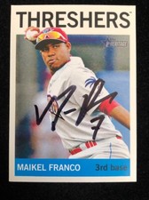 2013 Topps Heritage Baseball Real One Autographs Visual Guide 68